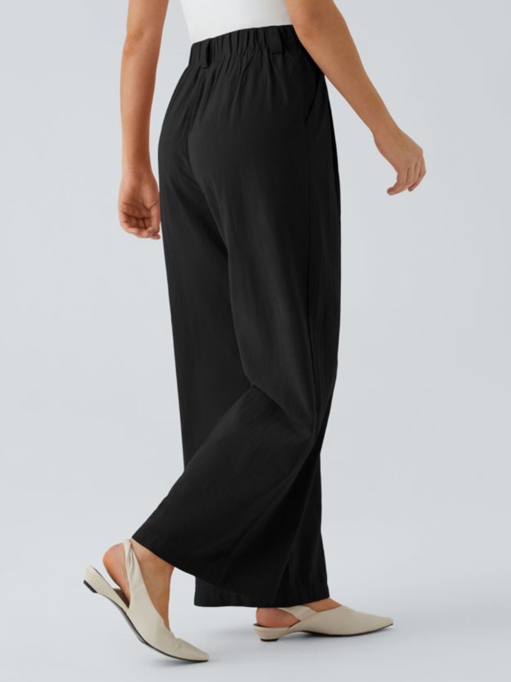 Halara wide leg flowy palazzo style pull on trousers XL - Picture 2 of 9